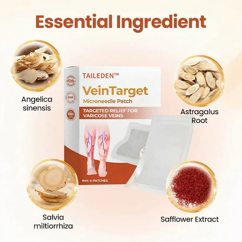 US🧑‍⚕️TAILEDEN®VeinTarget Microneedle Patch⚡Instant Relief, Long-Term Results